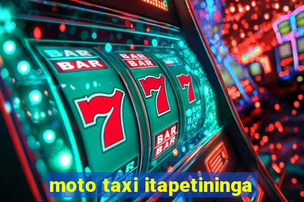 moto taxi itapetininga